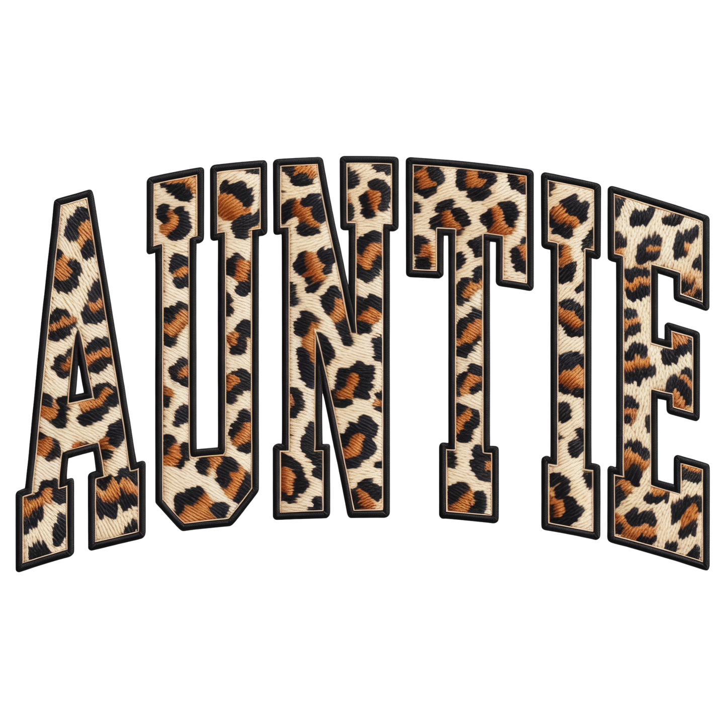 AUNTIE Faux Yarn Cheetah Print