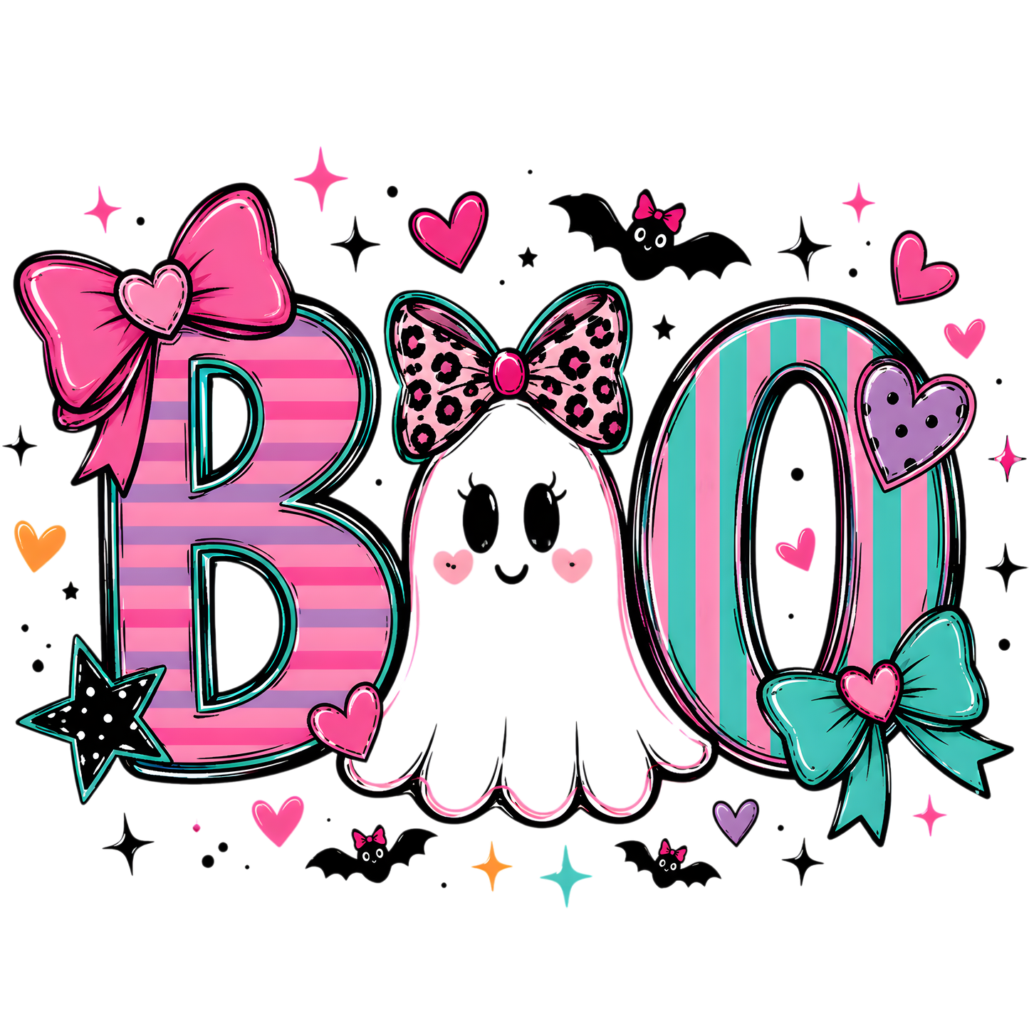 Girlie BOO with Ghost
