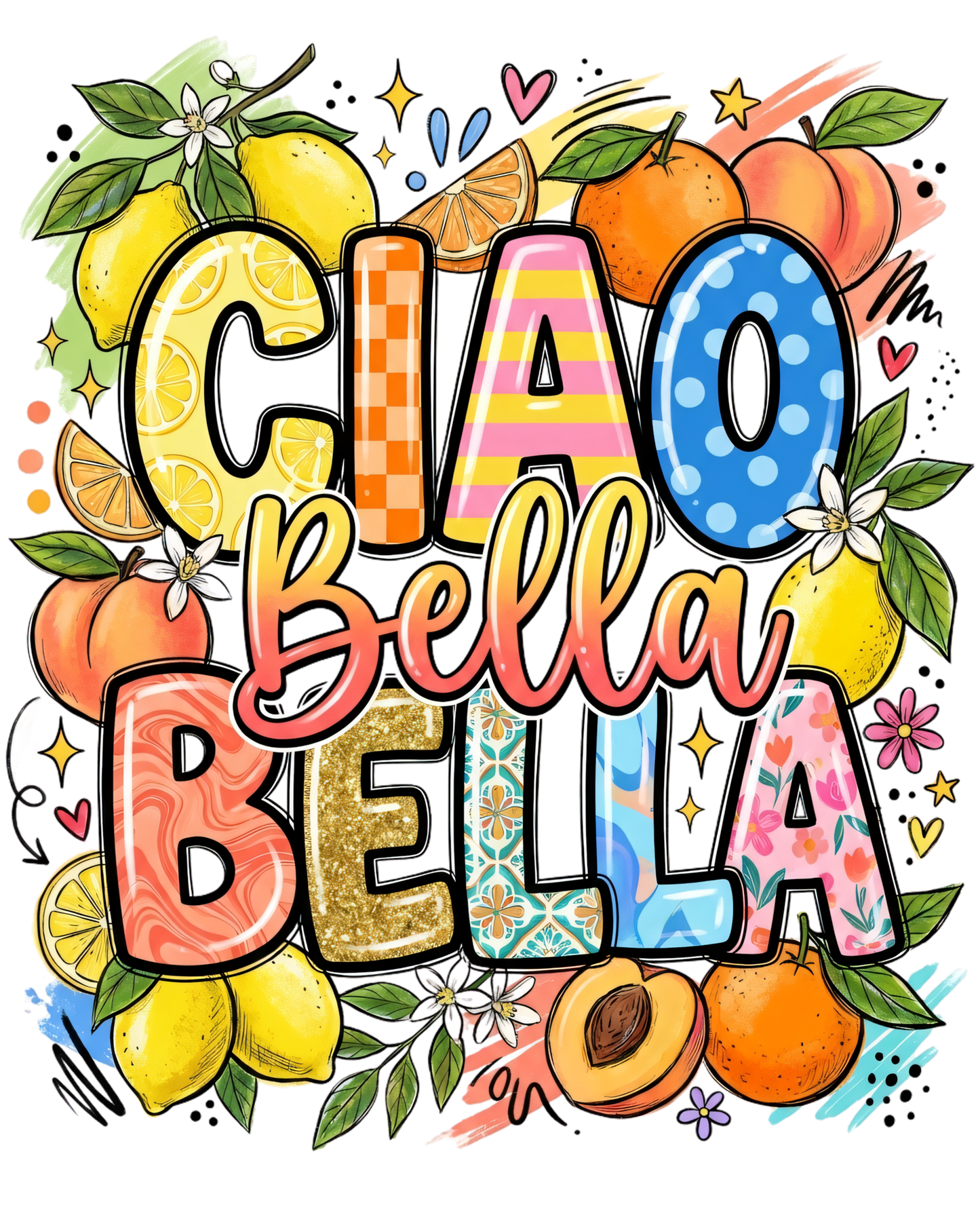Ciao Bella with Peaches and Lemons