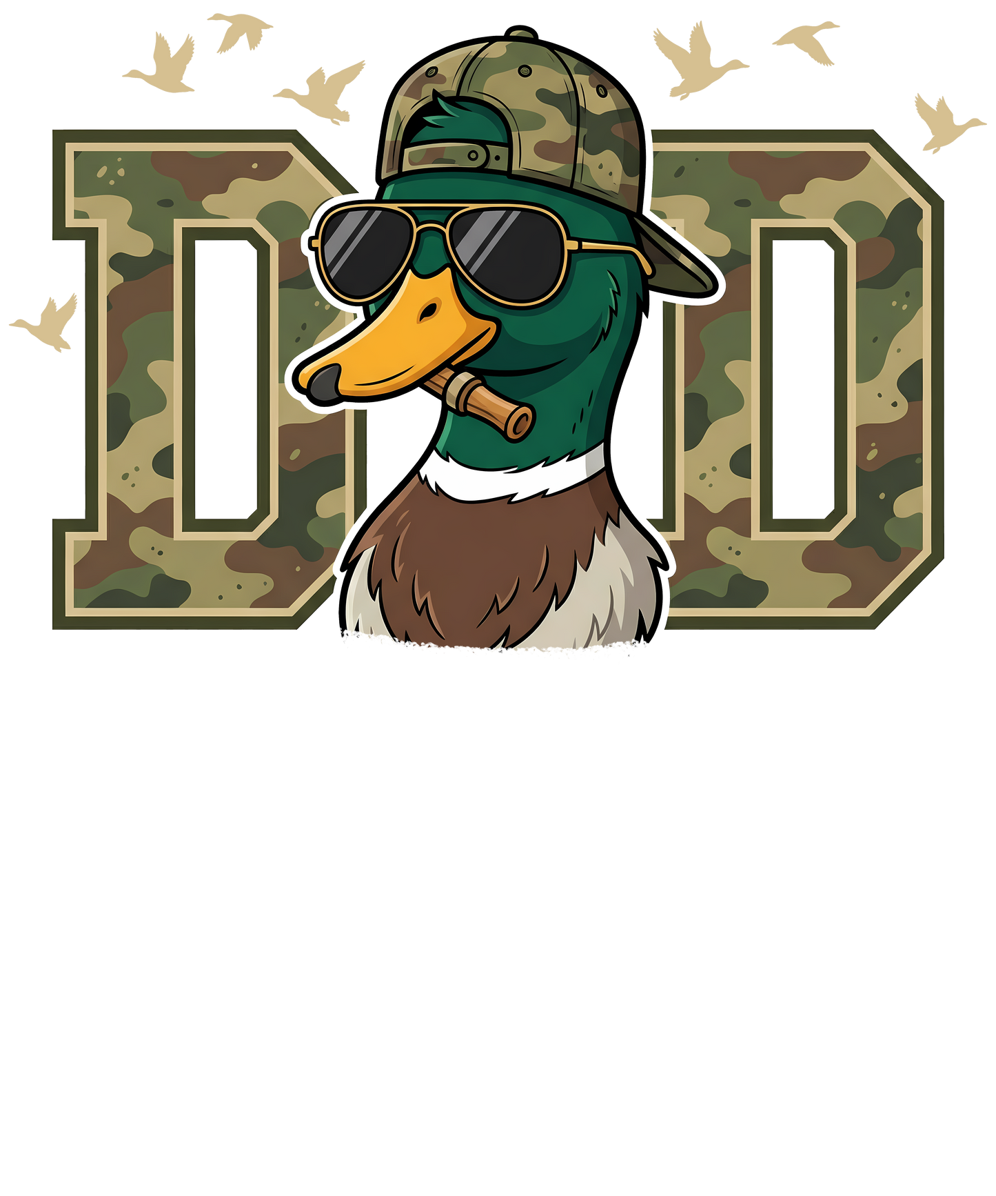 Camo Dad Duck