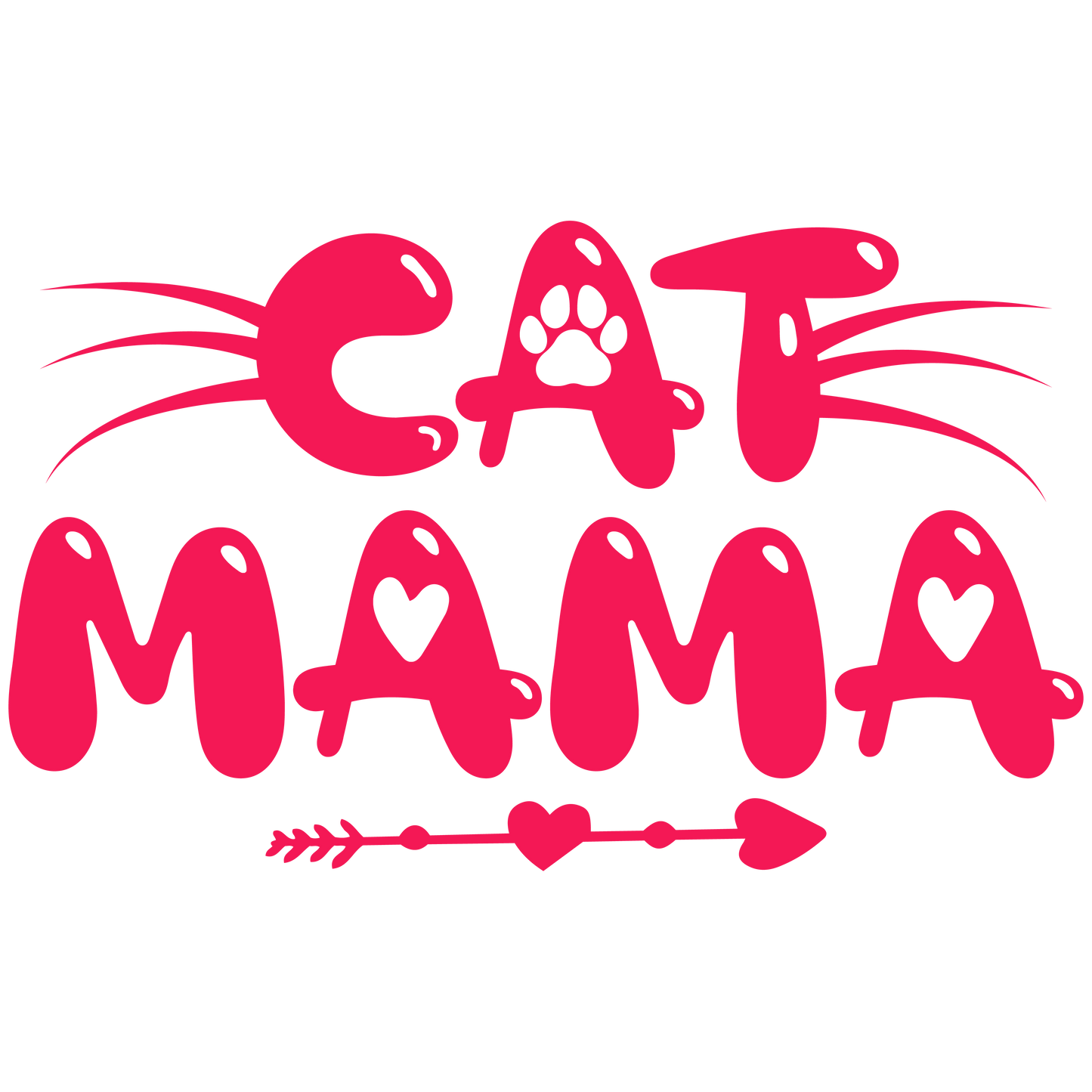 CAT MAMA (dark Pink)
