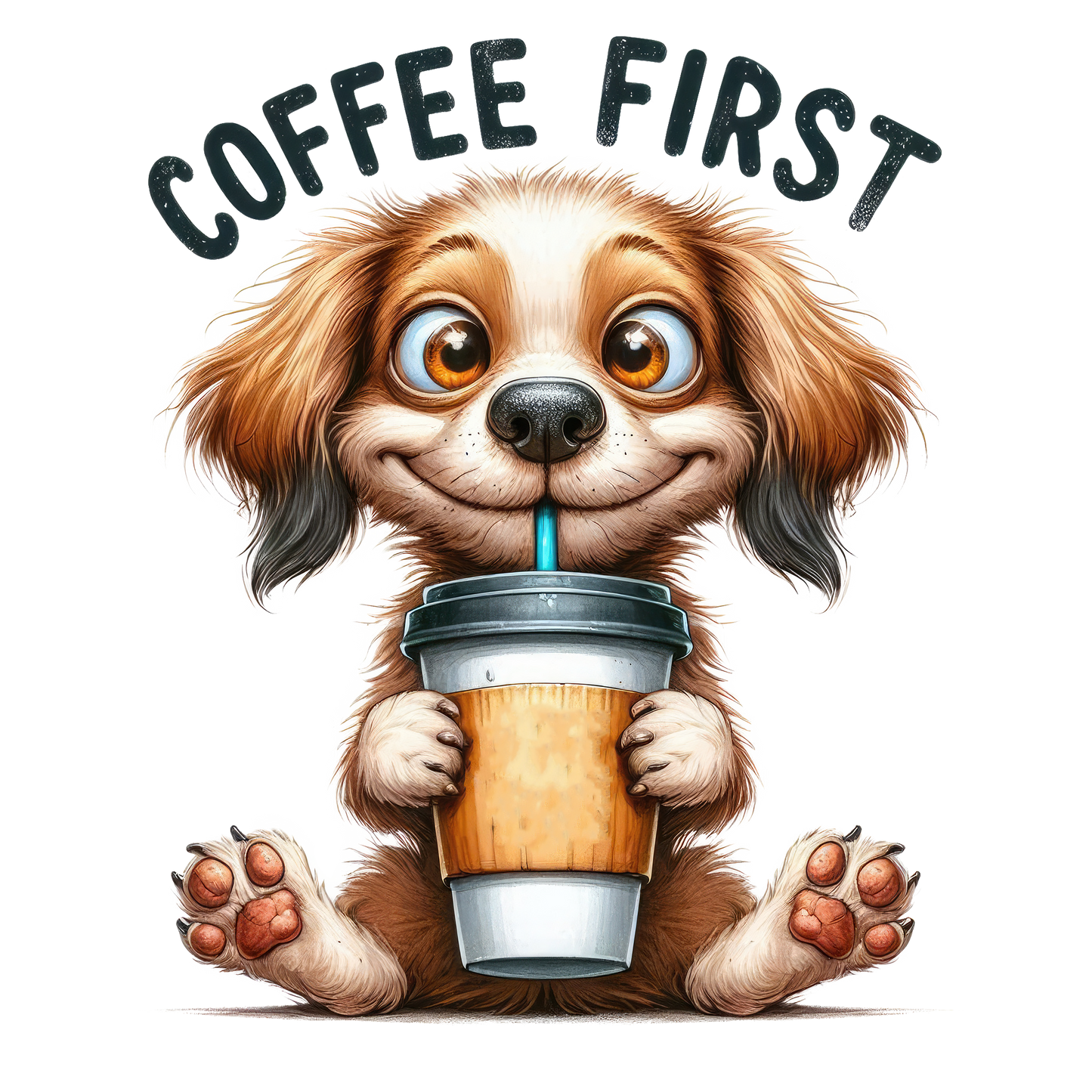 Coffee First Dog
