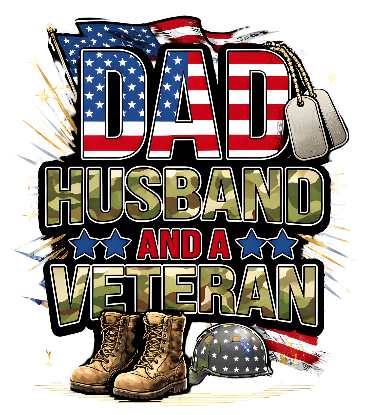 Dad Husband Veteran