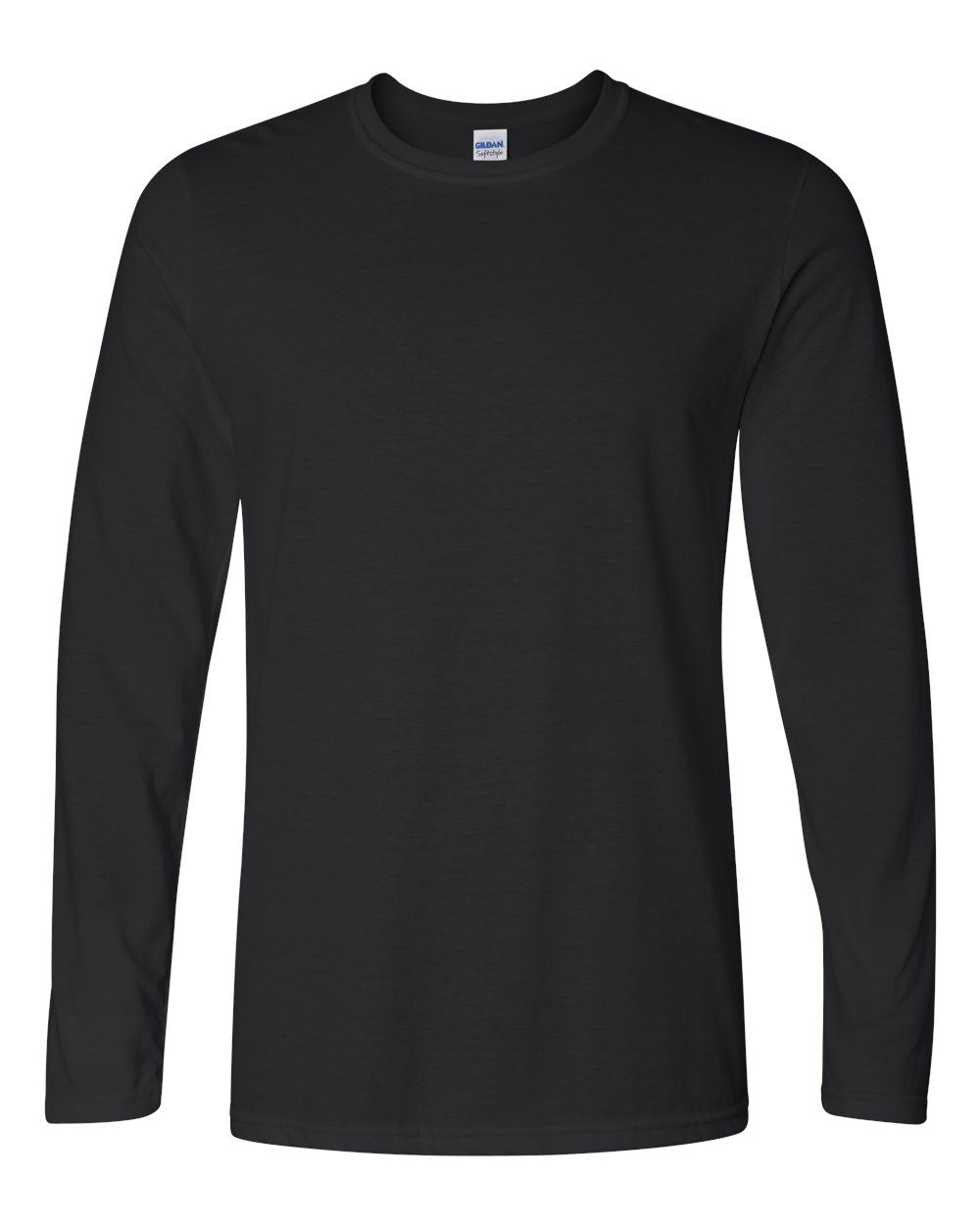 Black-Gildan Softstyle Long Sleeve Tees