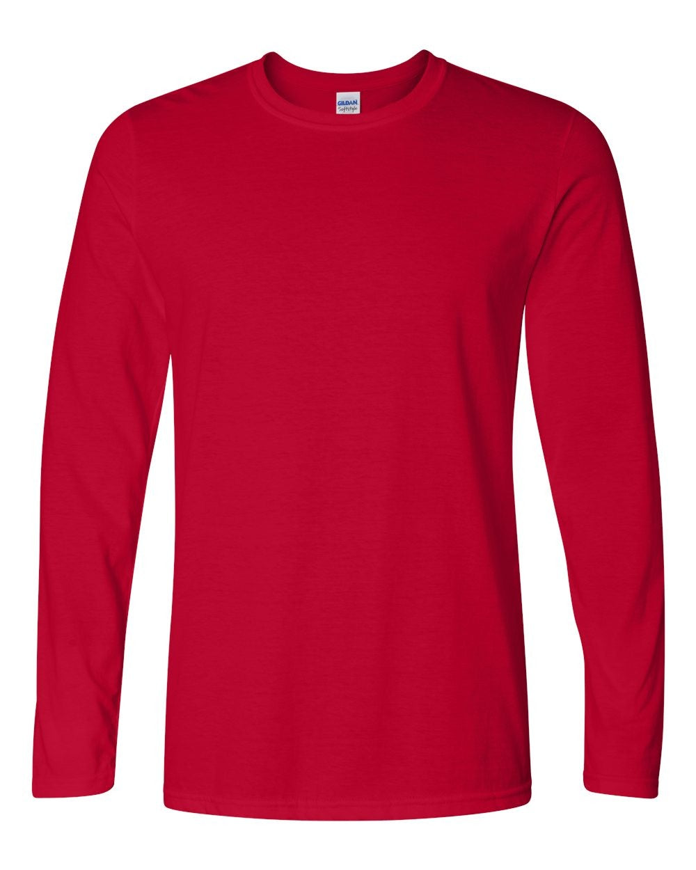 Red-Gildan Softstyle Long Sleeve Tees