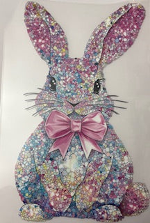 Easter Bunny Faux Rhinestone
