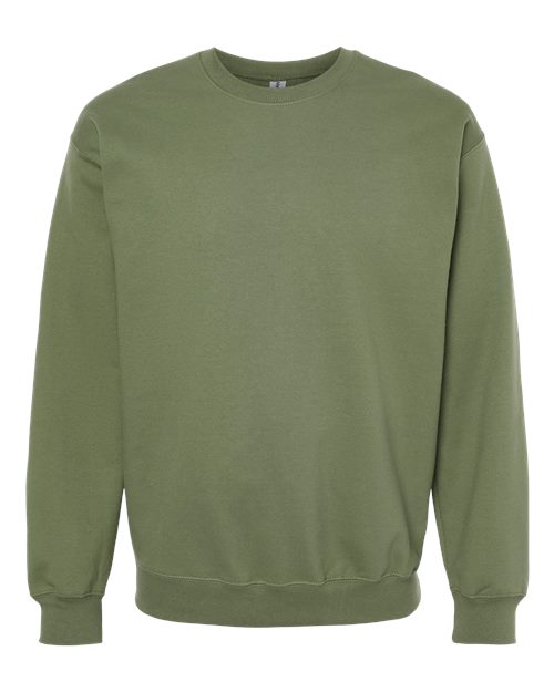 Military Green-Gildan Softstyle Crewneck Sweatshirts
