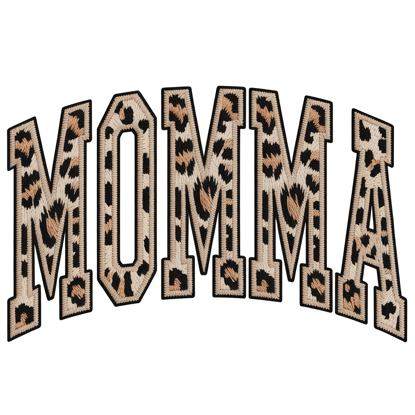 Momma Faux Yarn Cheetah Print