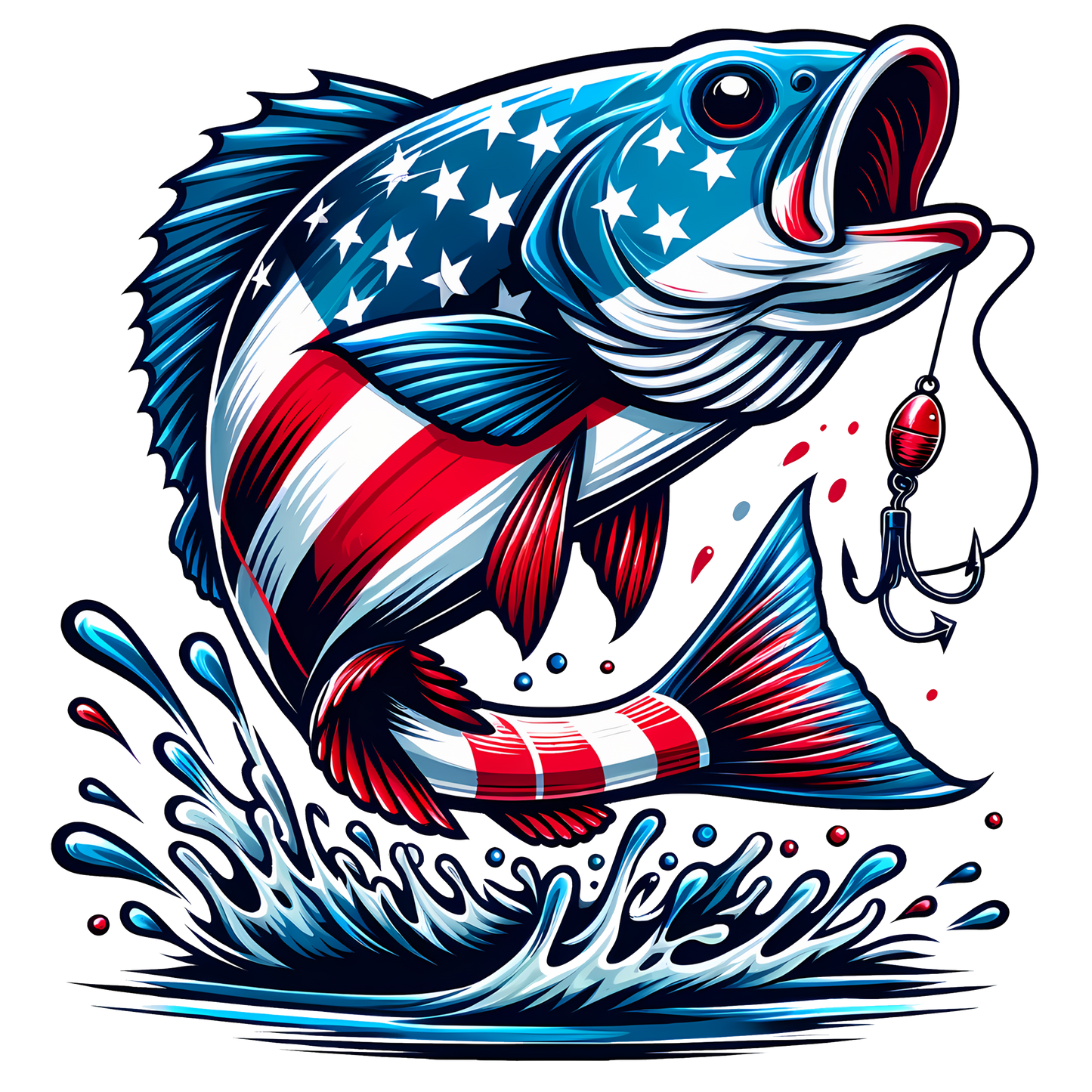 Patriotic Fishing