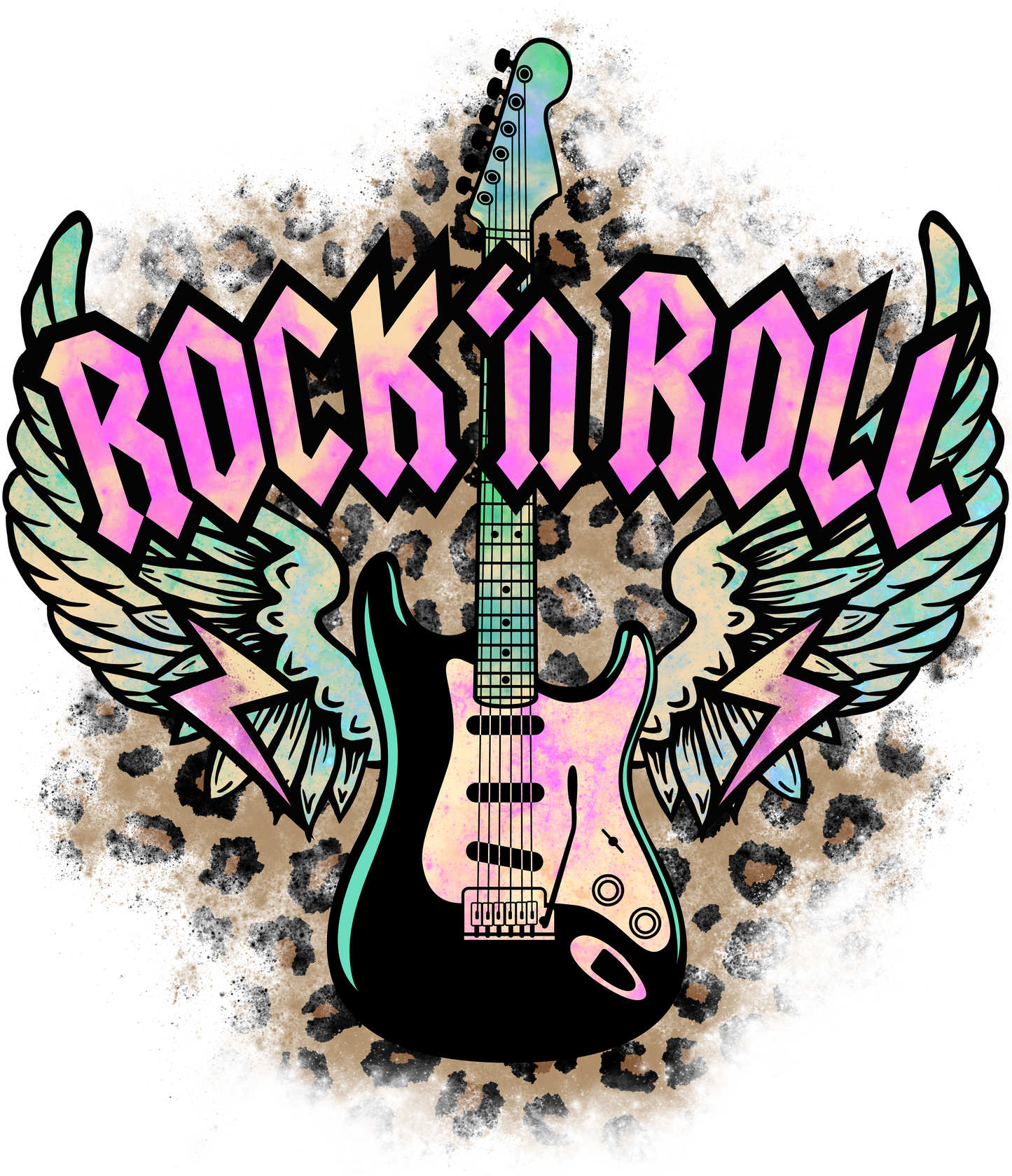 Rock n' Roll Neon Guitar