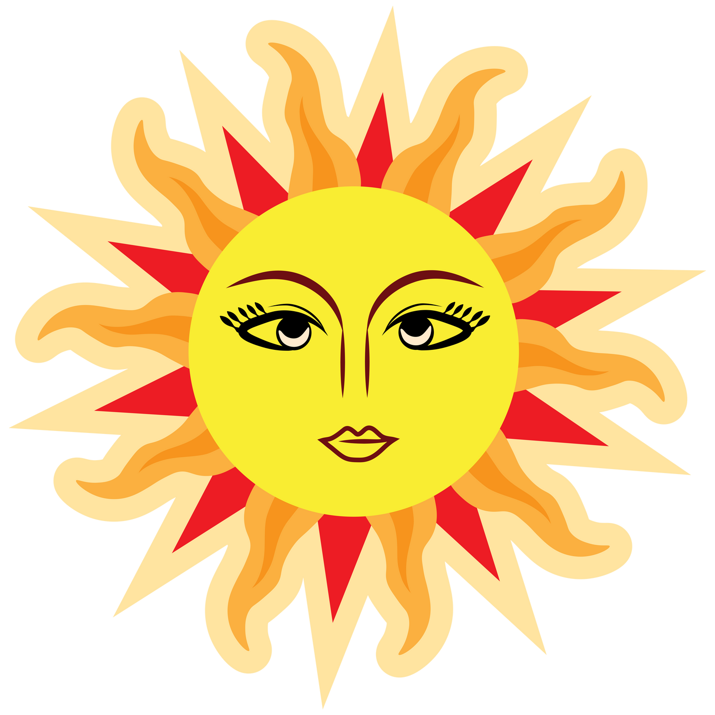 Sicilian Sun Symbol color version