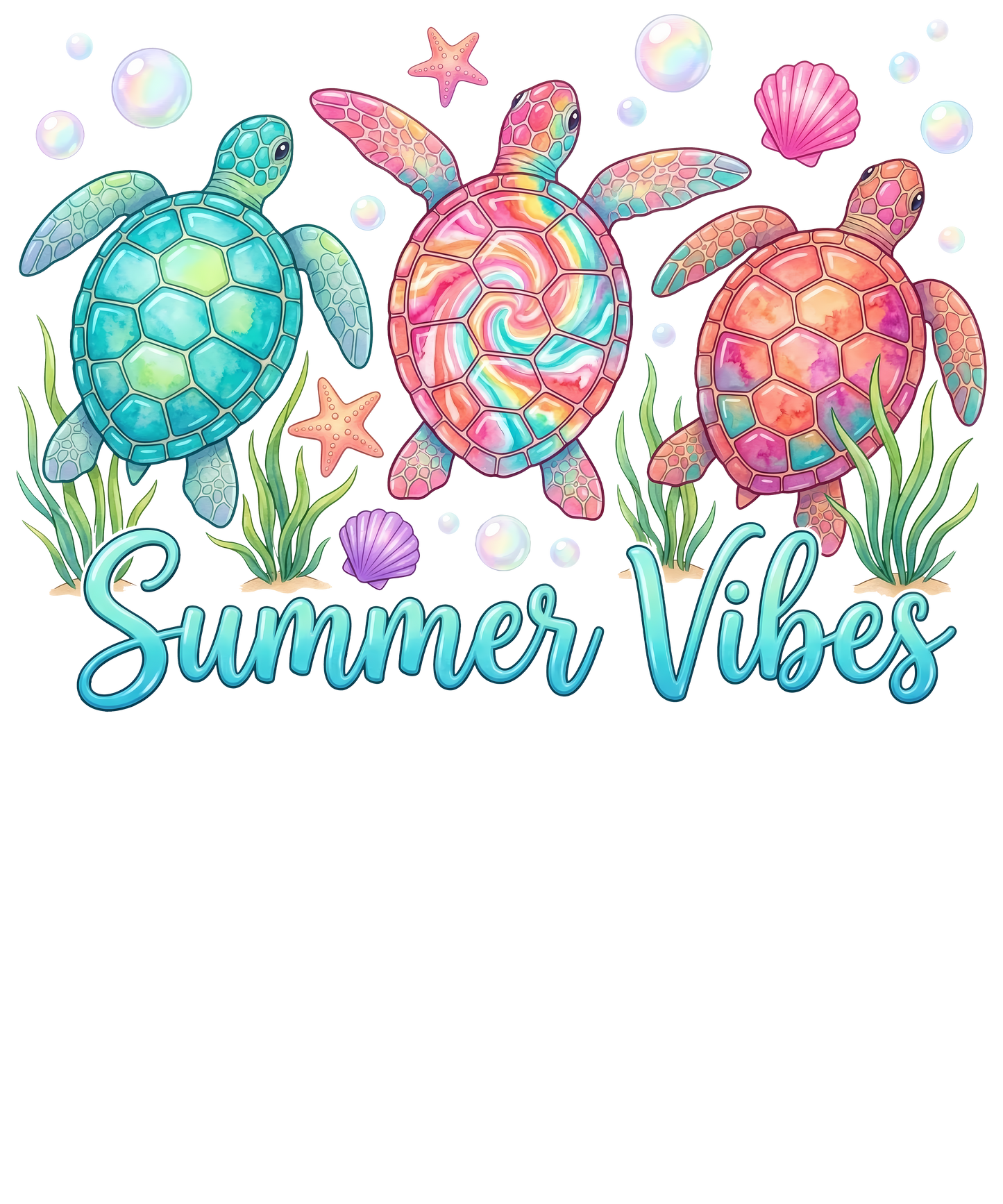 Summer Vibes Turtles