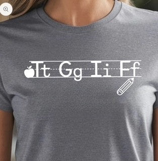 Tt Gg Ii Ff Teacher Print