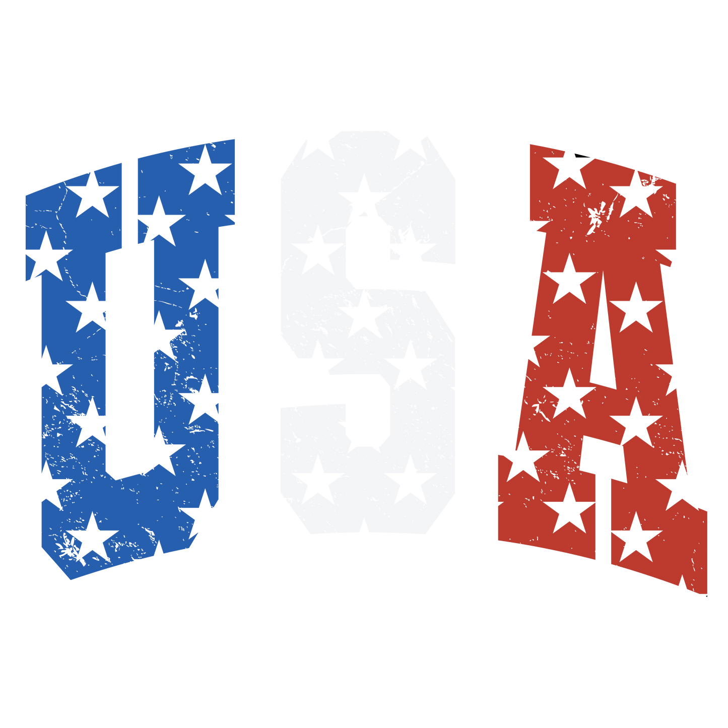 USA distressed with stars