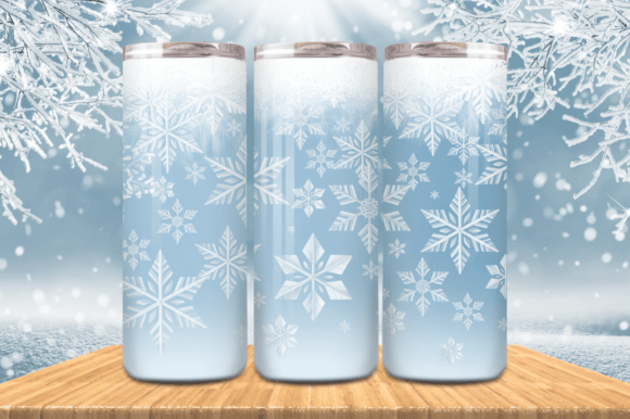 20oz Skinny Tumbler- Winter Wonderland