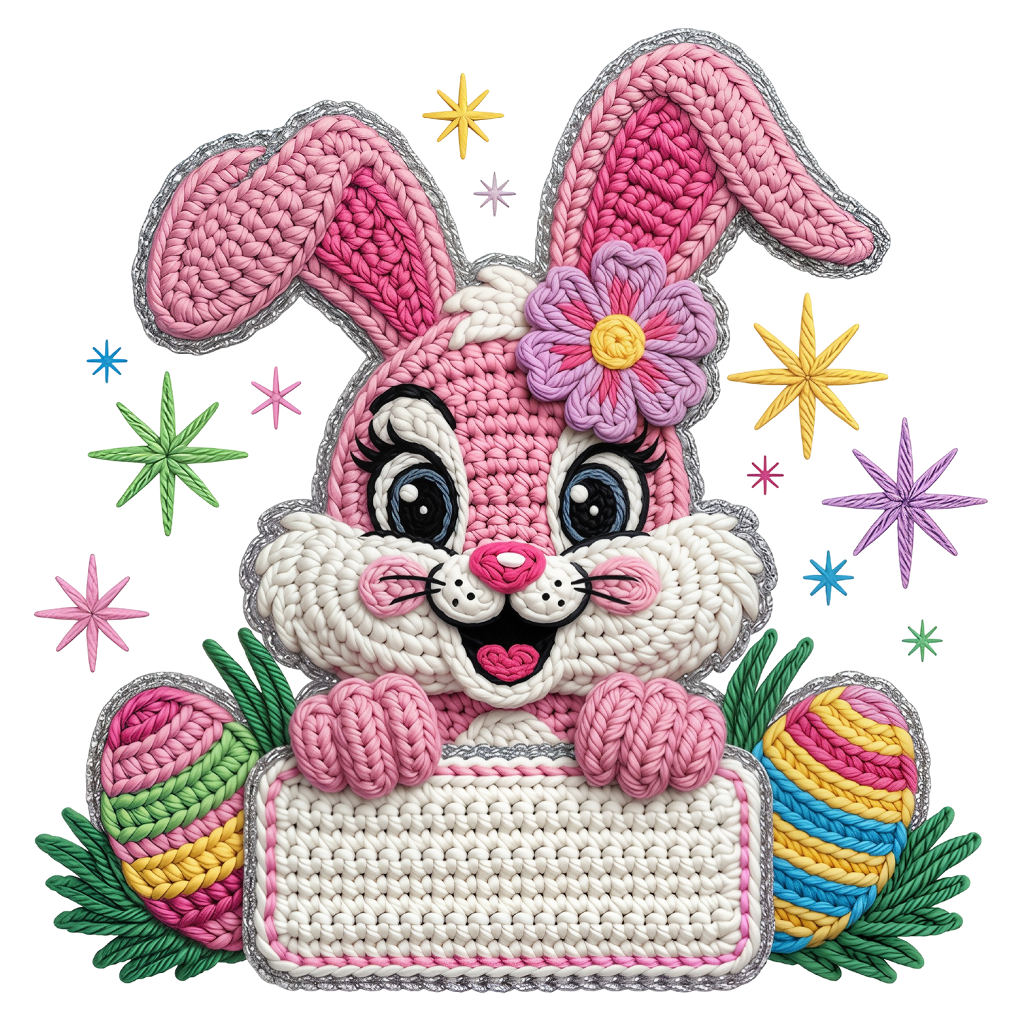 Yarn Crochet Easter Bunny