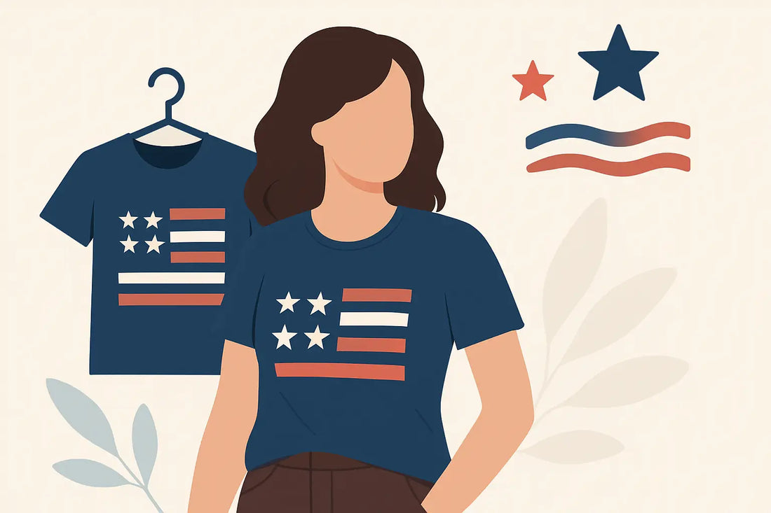 Patriotic Graphic Tees Women Actually Wear