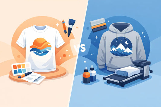 Custom Tees vs Printed Sweatshirts