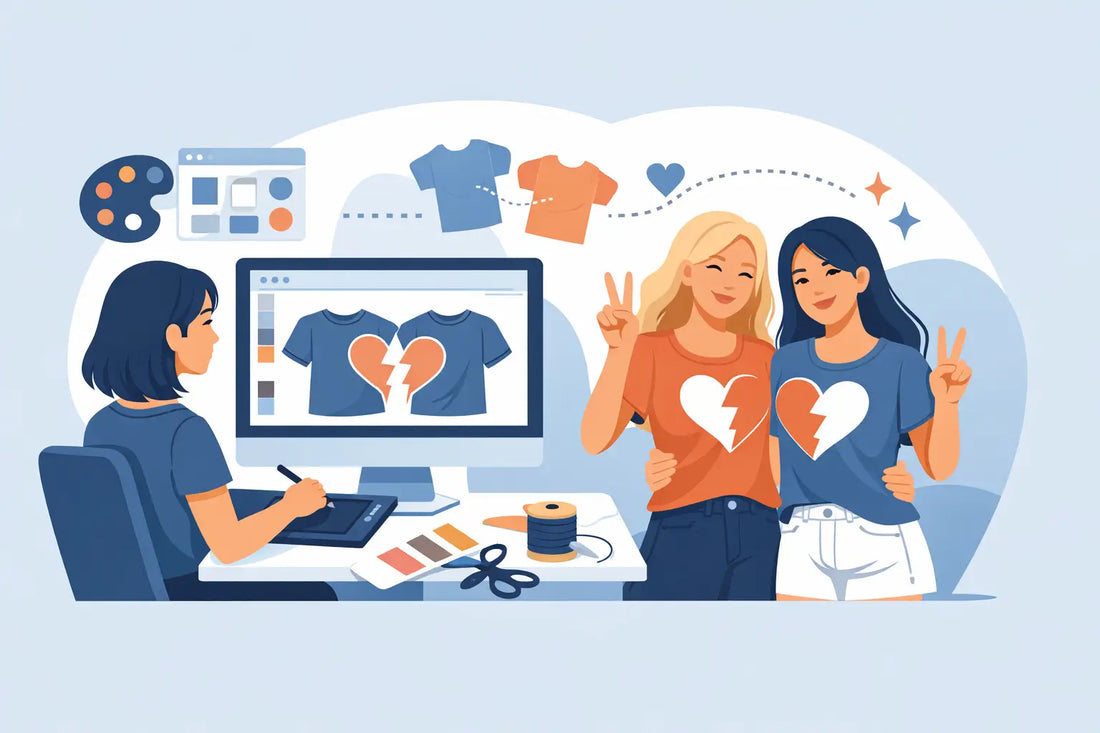 How to Design Matching Friend Shirts