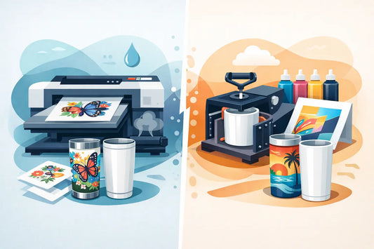DTF Printing vs Sublimation Tumblers