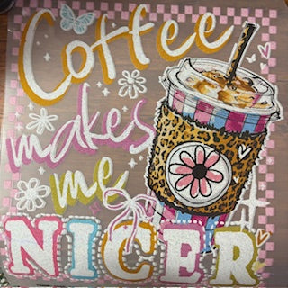 Coffee Theme DTF Prints