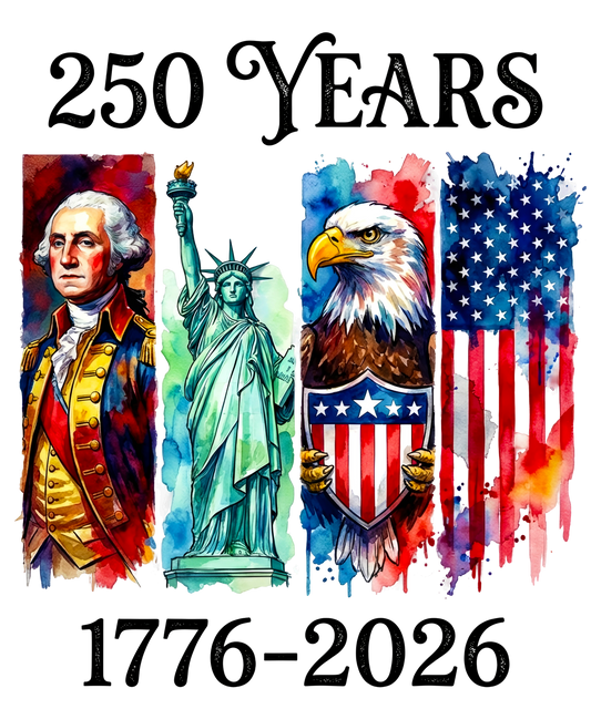 250 Years 1776-2026 Quadrant Symbols