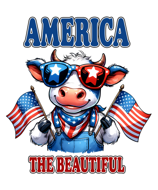 America The Beautiful- Cow