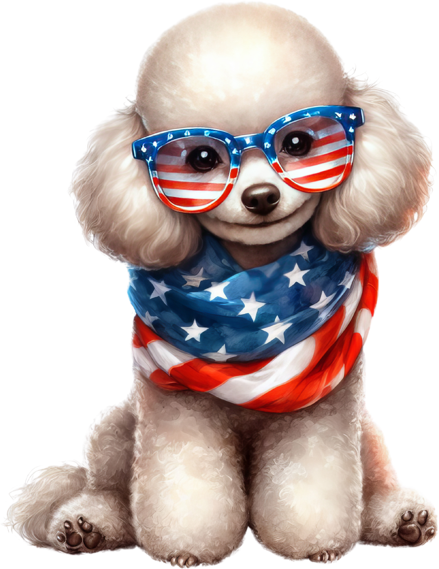 America White Poodle