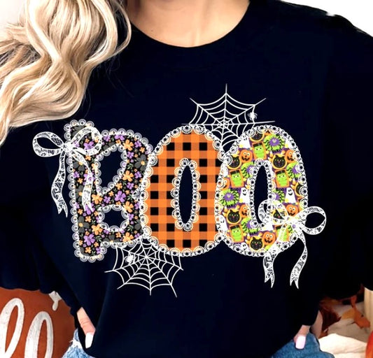 BOO w/ Webs and Bows