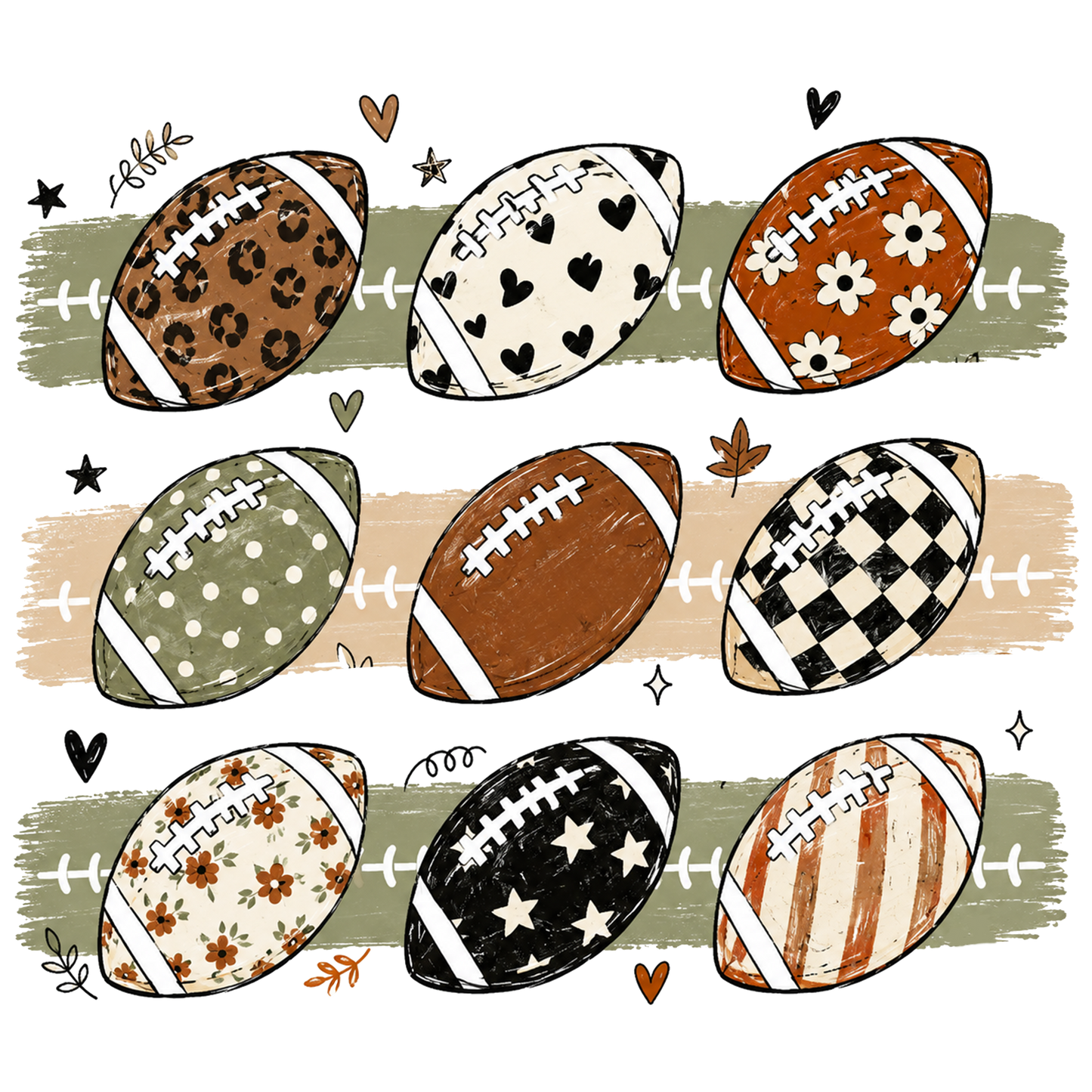 Boho Football Coquette