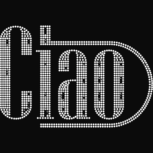 CIAO in Faux Rhinestones