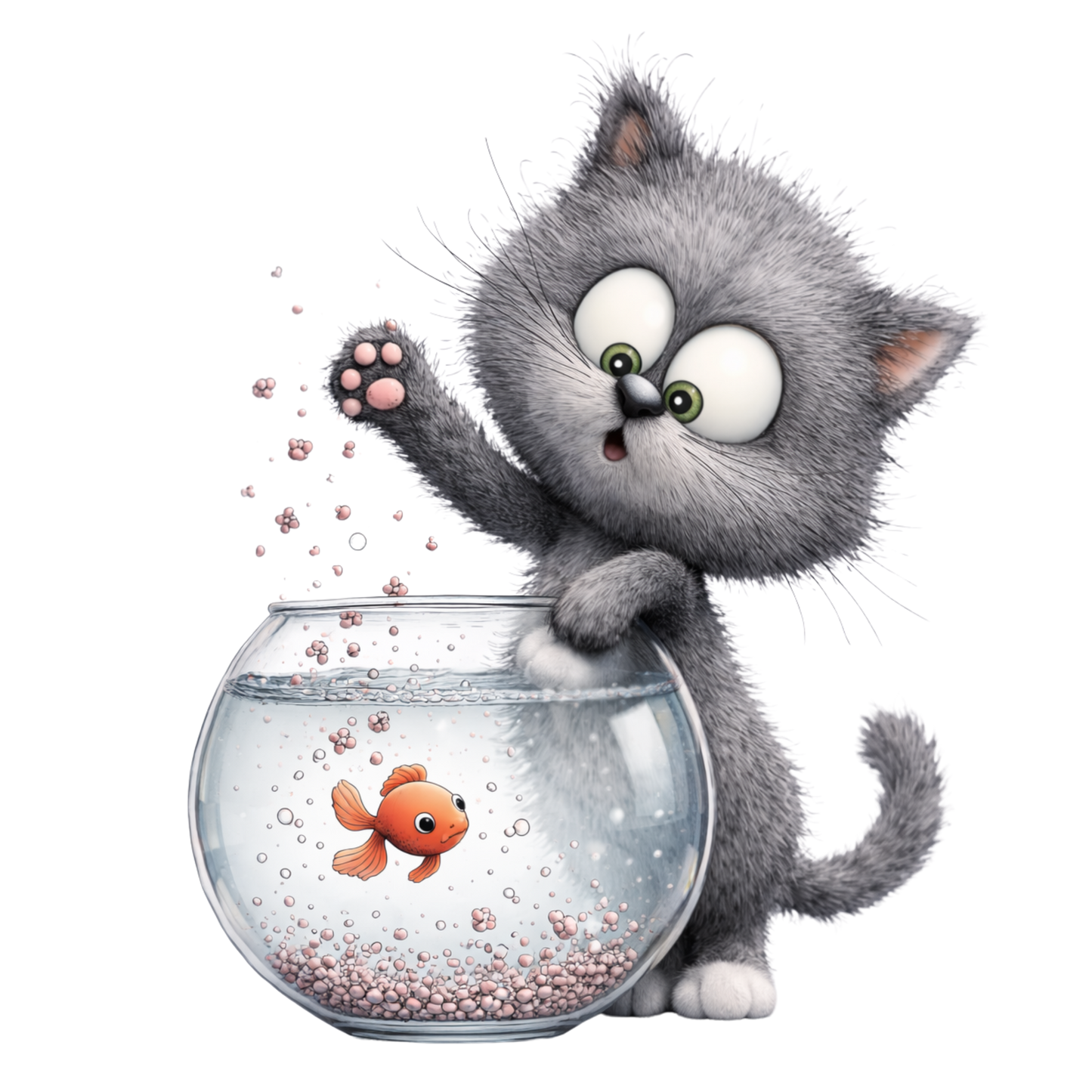 Cat & Fish Bowl