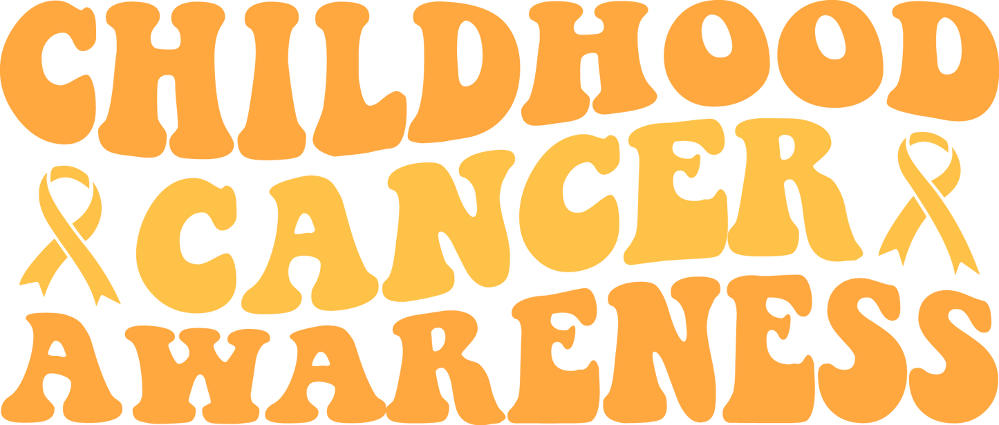 Childhood Cancer Awareness- Vintage Look
