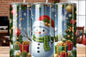 20oz Skinny Tumbler- Classic Christmas Snowman