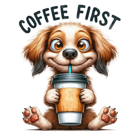 Coffee First Dog