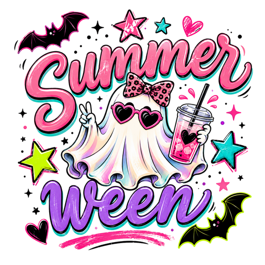 Summerween Girl Ghost with Juice Refresher