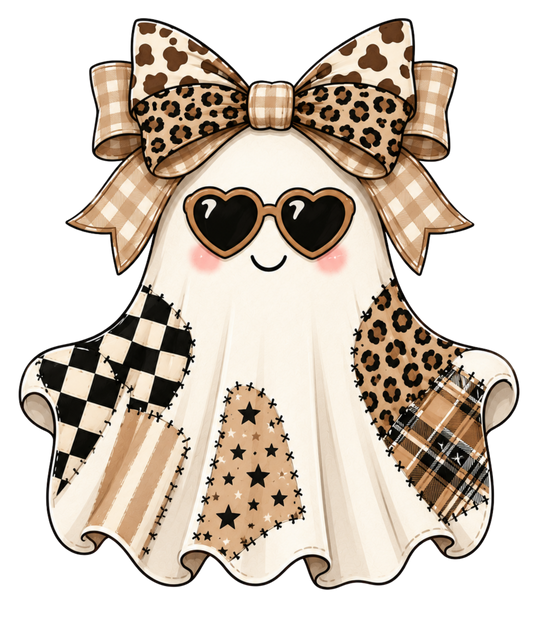 Cute Patchwork Ghost