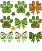 Dog Paws & Bows St. Patrick's Day