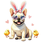Easter French Bull Dog
