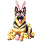 Easter German Shepherd