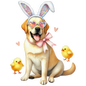 Easter Yellow Lab