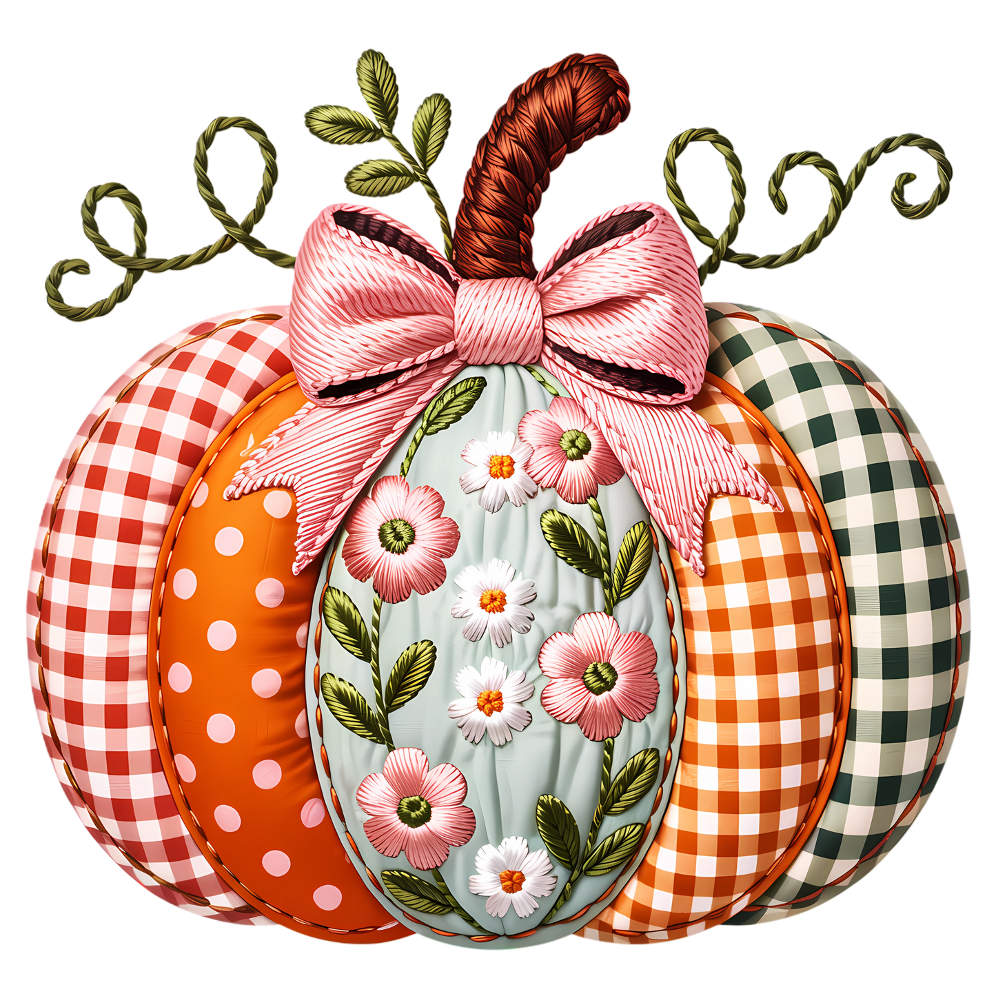 Embroidered Pumpkin Look