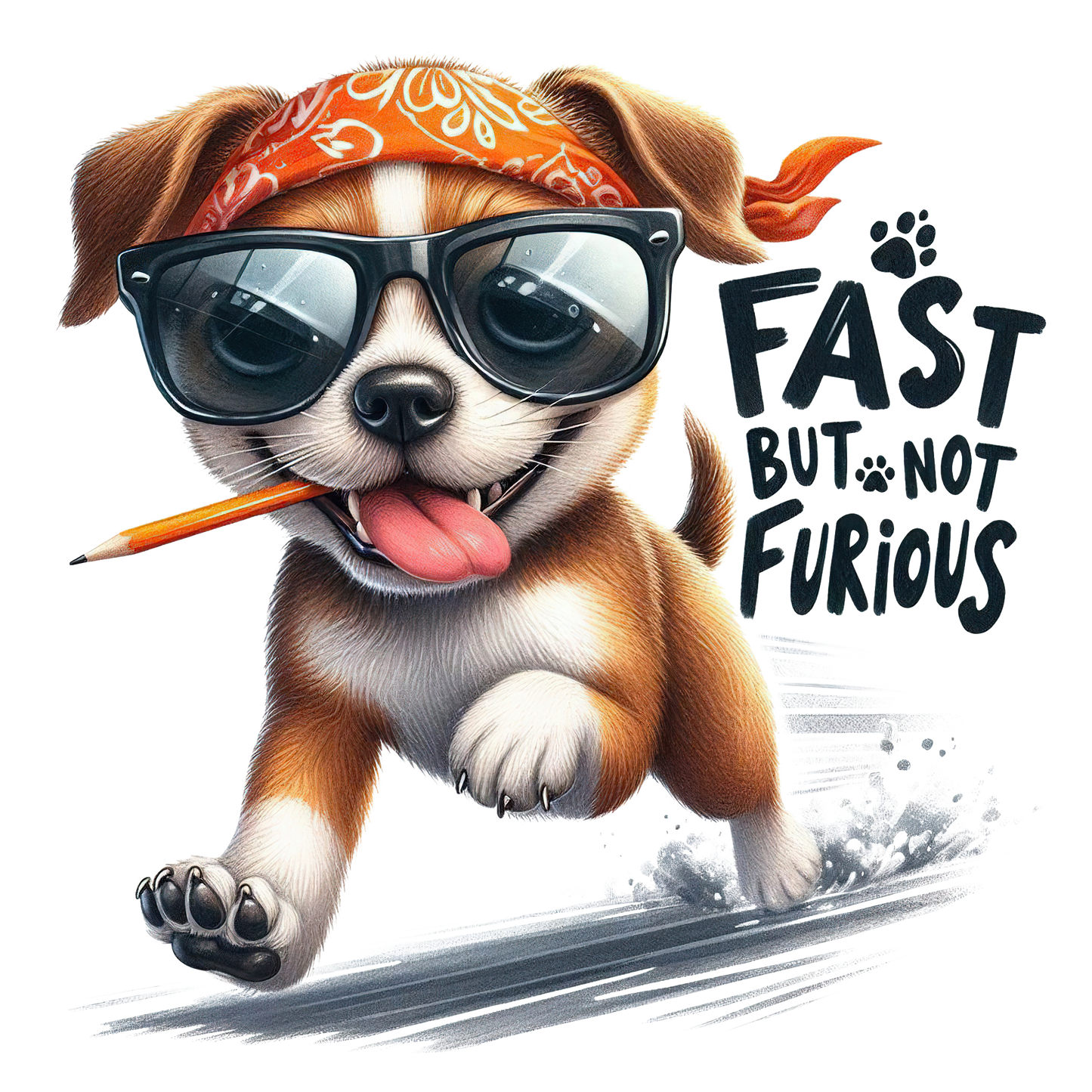 Fast But Not Furious Dog