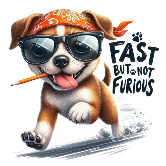 Fast But Not Furious Dog