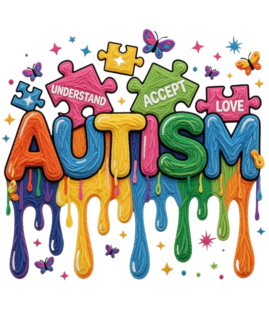 AUTISM (paint drip)