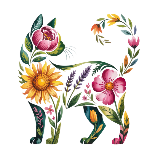Floral Cat