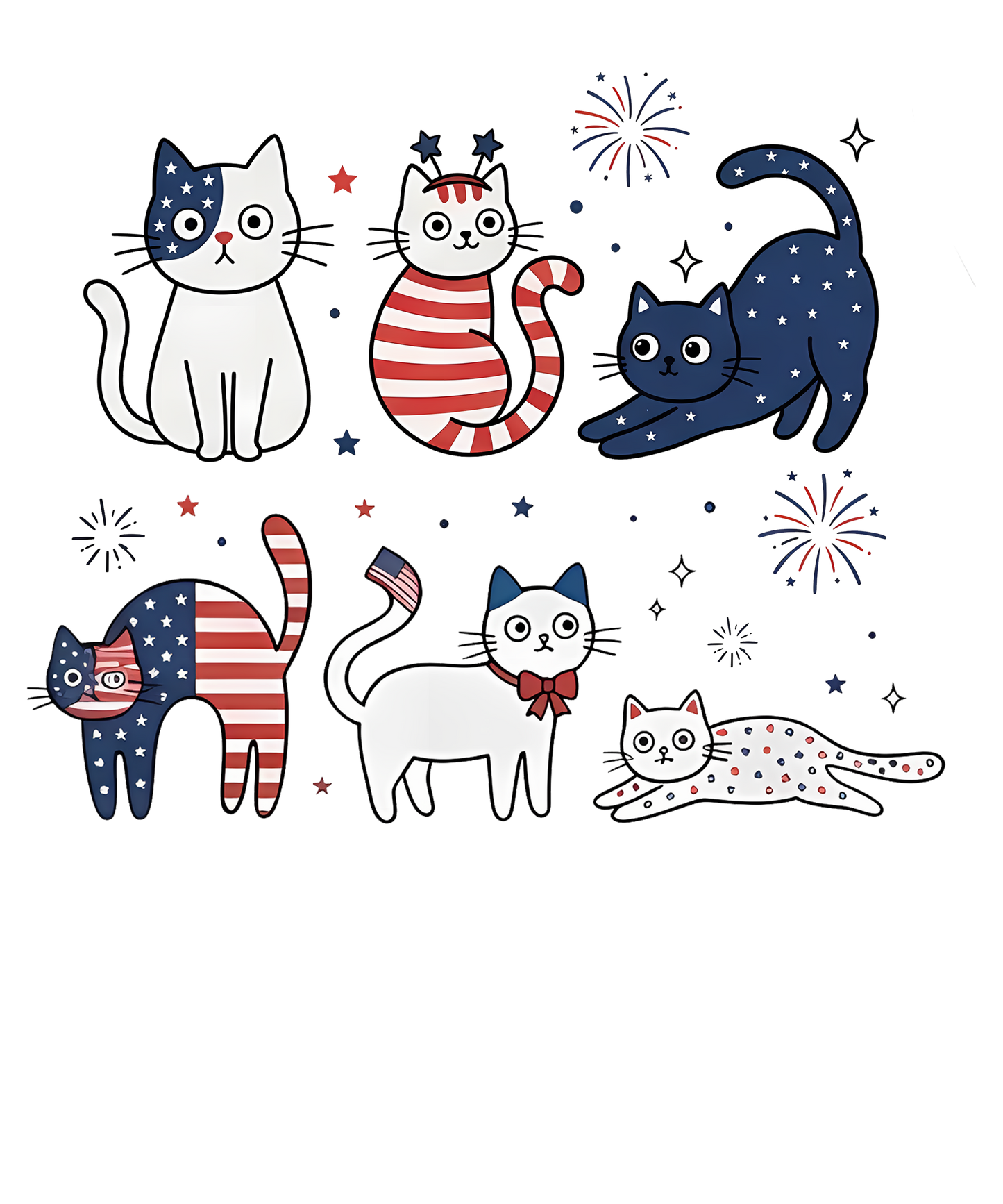 Patriotic Funny Cats