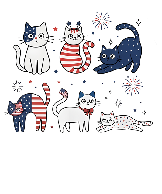 Patriotic Funny Cats