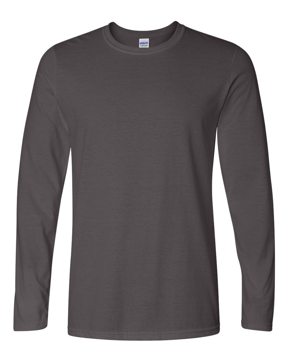 Charcoal-Gildan Softstyle Long Sleeve Tees