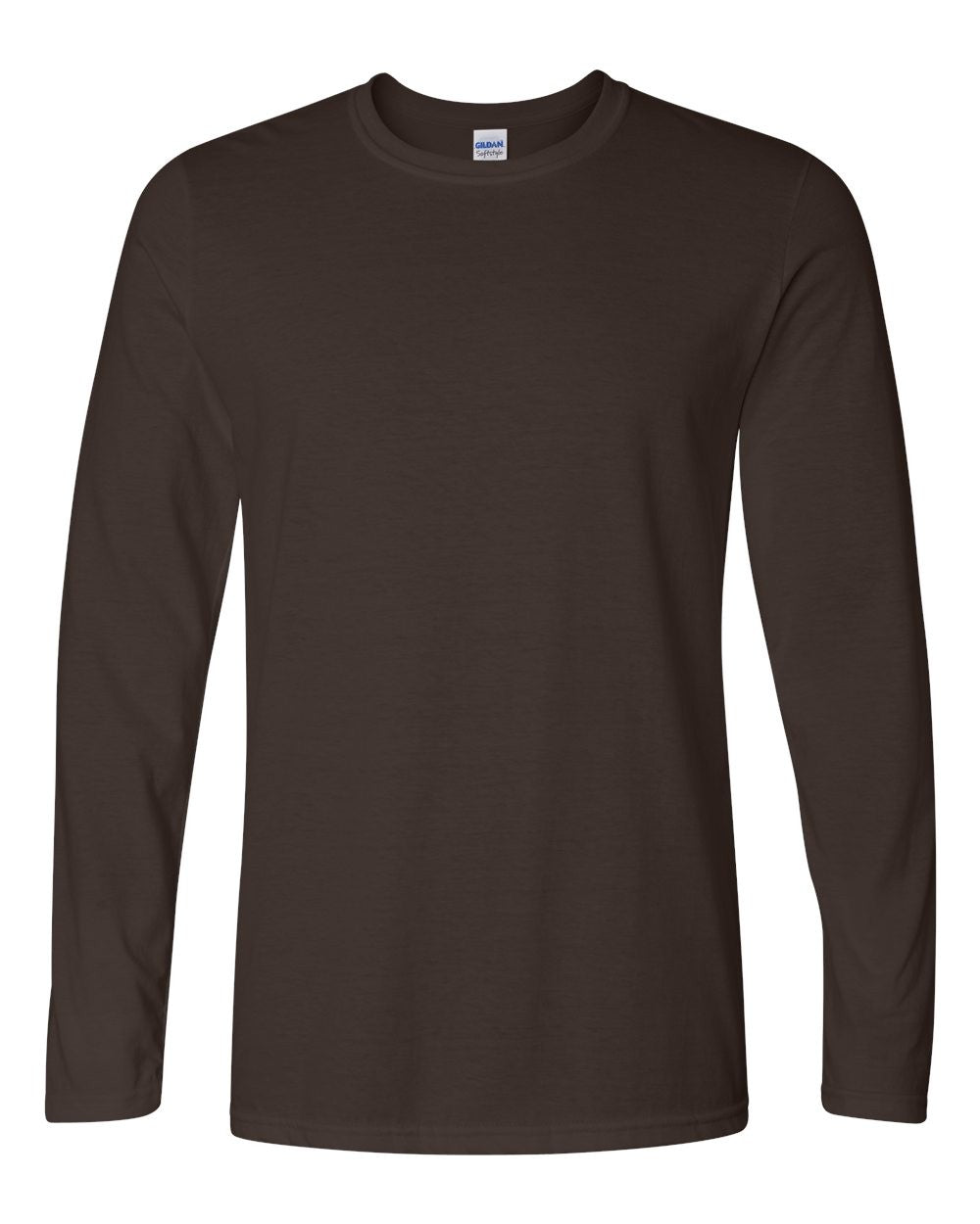 Dark Chocolate-Gildan Softstyle Long Sleeve Tees